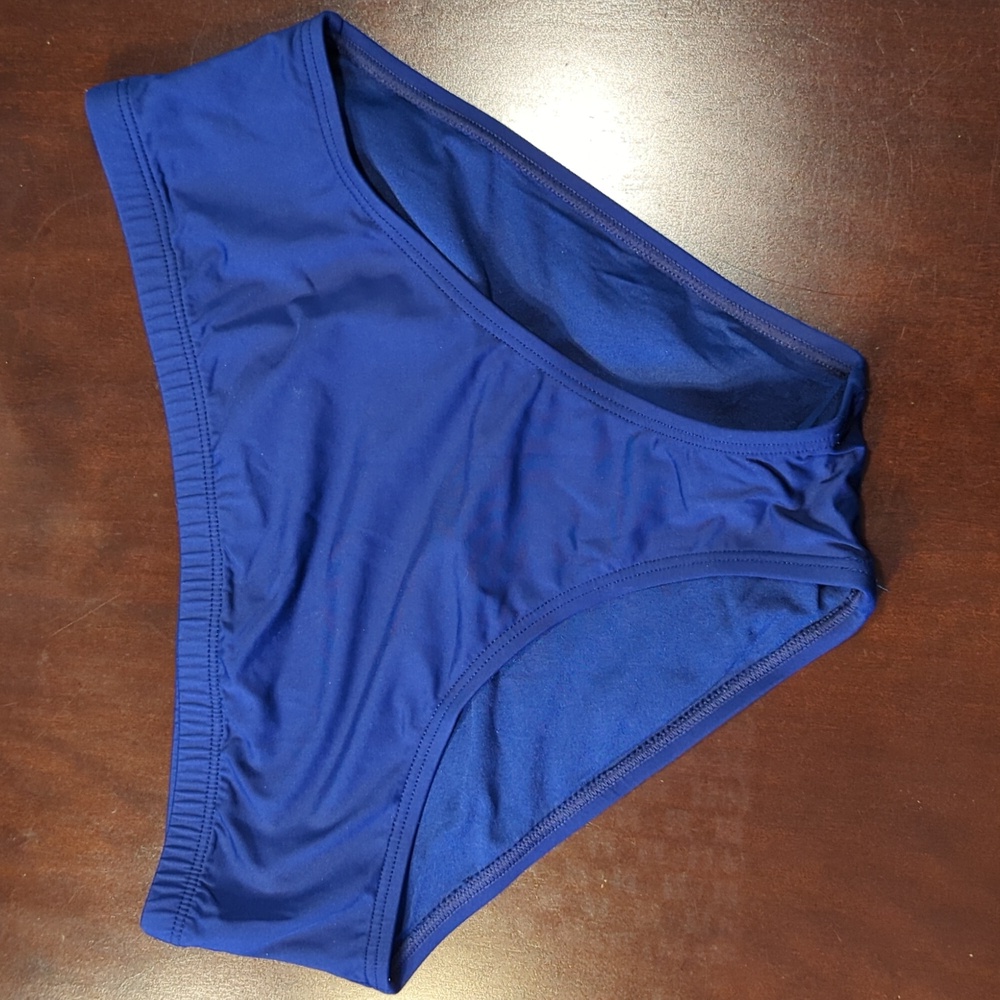 Navy Swimsuit Bottoms Size L